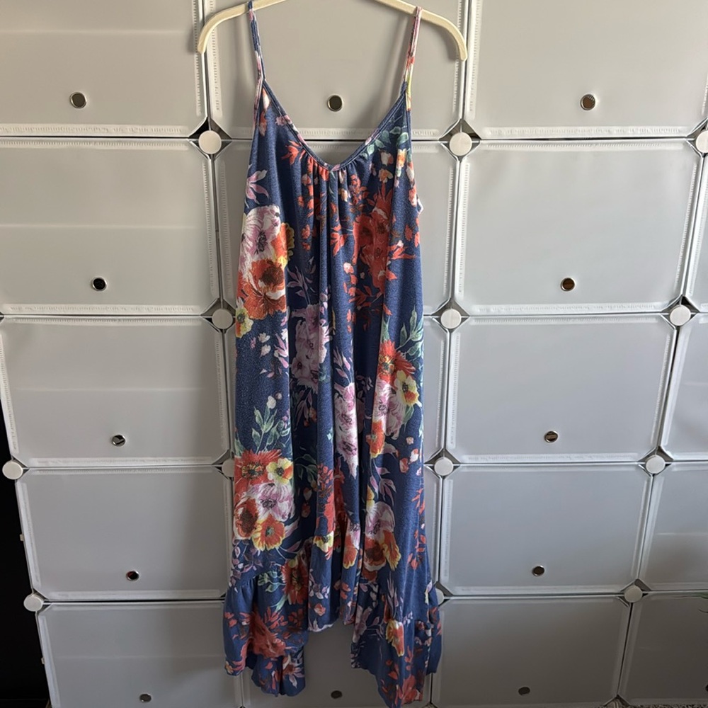 Blue Floral Dress